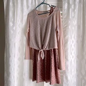 Two piece dress size L
